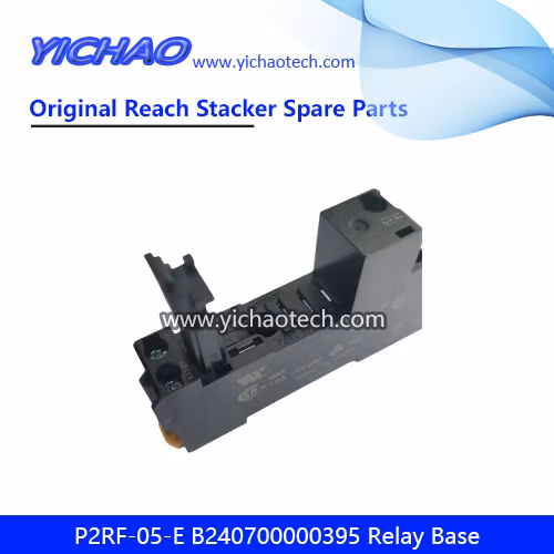 원래 Sany 리치 스태커 콘크리트 펌프 예비 부품 P2RF-05-E B240700000395 릴레이 소켓