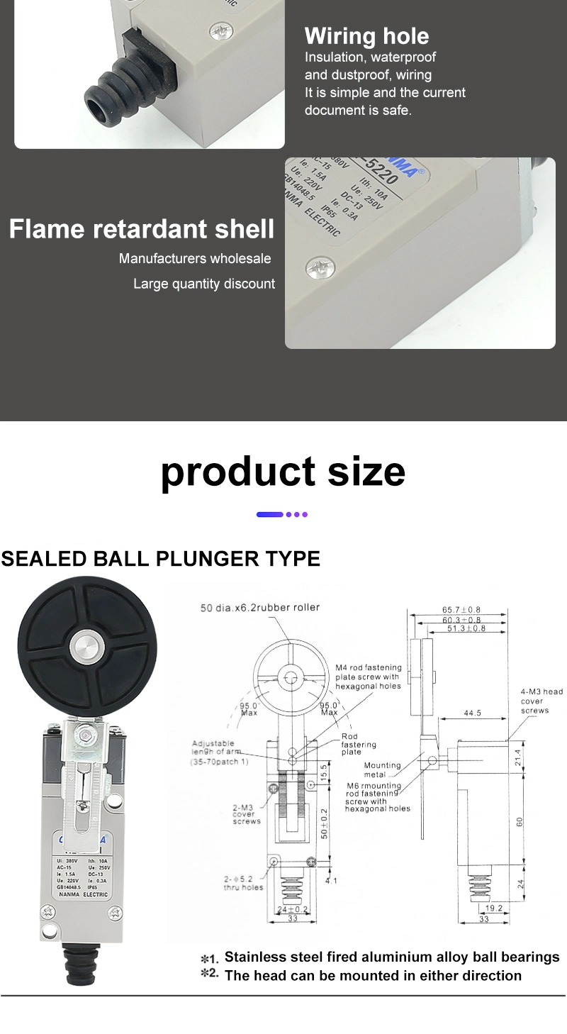 Hl Series Big Rubber Roller CNC Limit