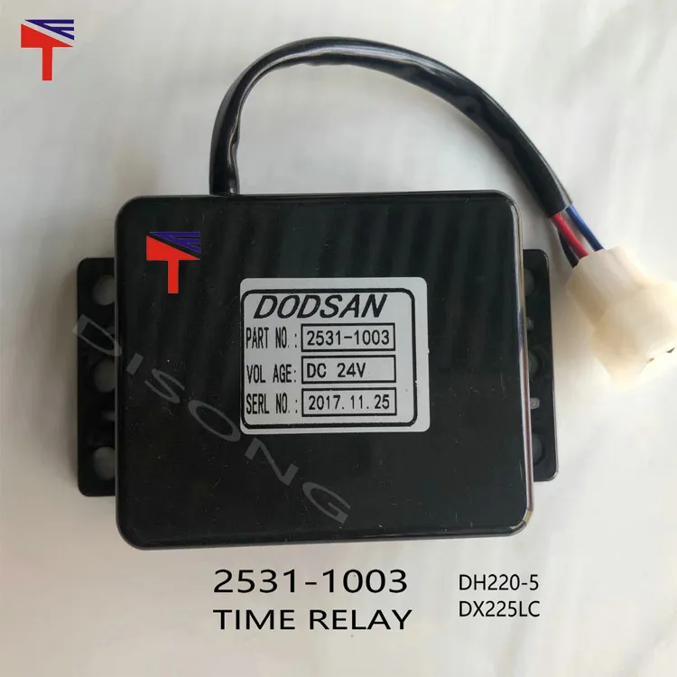 24V 굴삭기 부품 타이머 릴레이 2531-1003