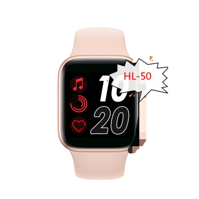 Hl-50 스포츠 Smartwatch 건강 2020 새로운 Bt5 통화 풀 터치 Reloj Inteligente 스마트 시계 시리즈 6 시리즈 5 T500 T55